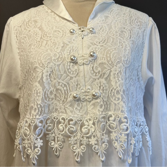 Covenant Apparel Vintage Long Baptism Gown 80s Sz S - Picture 3 of 11